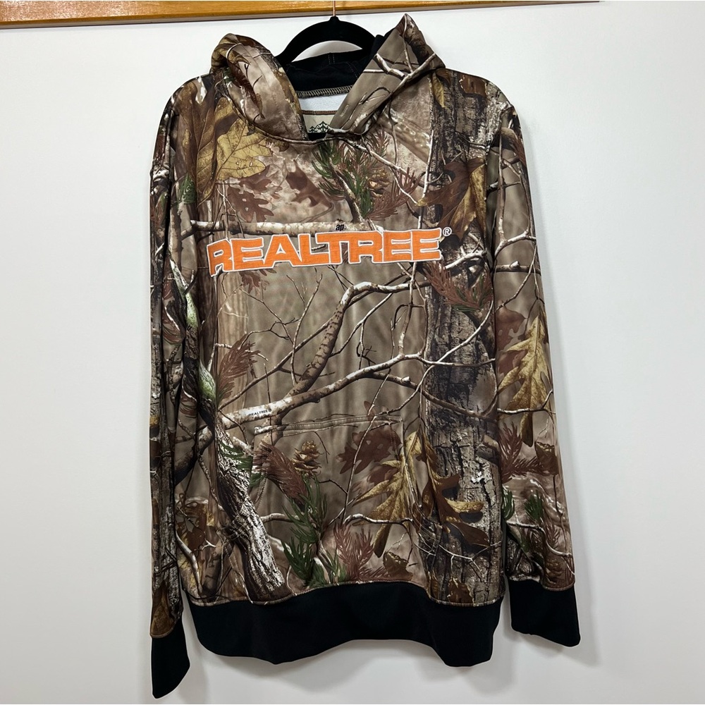 Realtree Hoodie with Orange Logo size XL